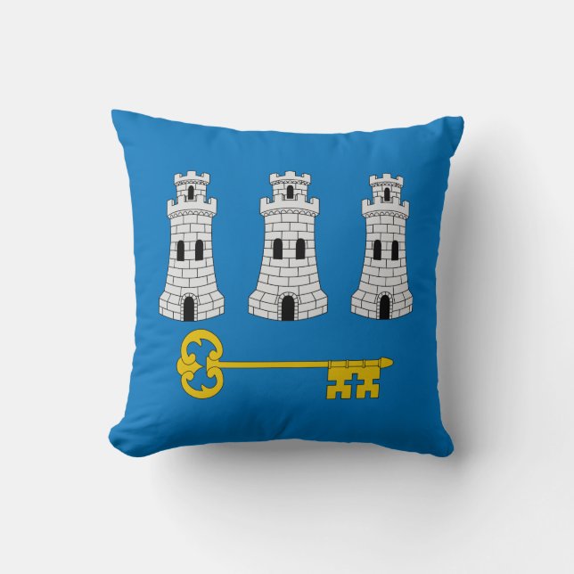 Coussin Drapeau de La Havane, Cuba Jeu d'oreiller (Recto)