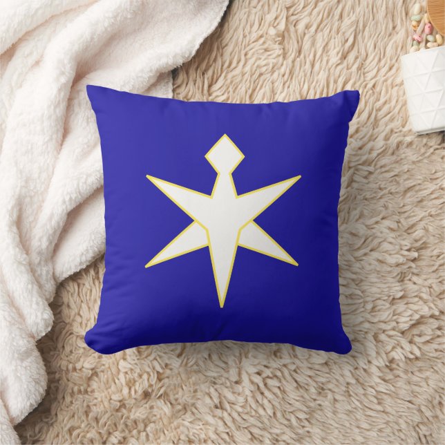 Coussin Drapeau de la préfecture de Chiba, Japon (Couverture)