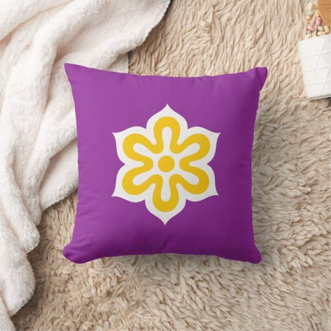 Coussin Drapeau de la préfecture de Kyoto, Japon (Couverture)