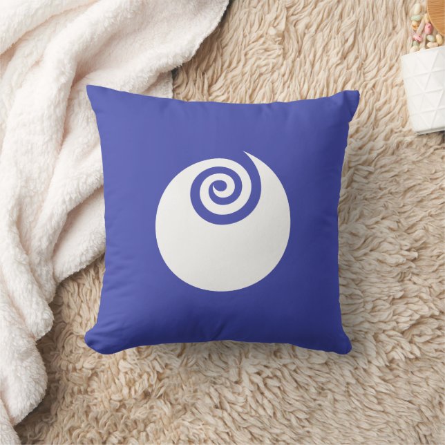 Coussin Drapeau de la préfecture d'Ibaraki, Japon (Couverture)
