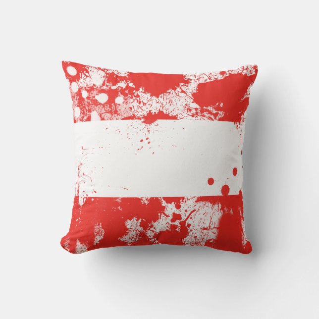 Coussin Drapeau de l'Autriche (Recto)