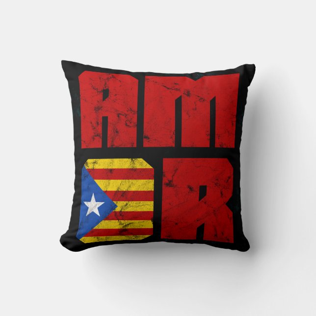 Coussin Drapeau de l'indépendance catalane (Recto)