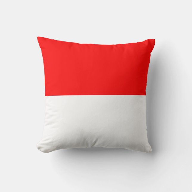 Coussin Drapeau de l'Indonésie (Recto)