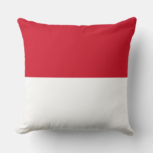 Coussin Drapeau de l'Indonésie (Recto)