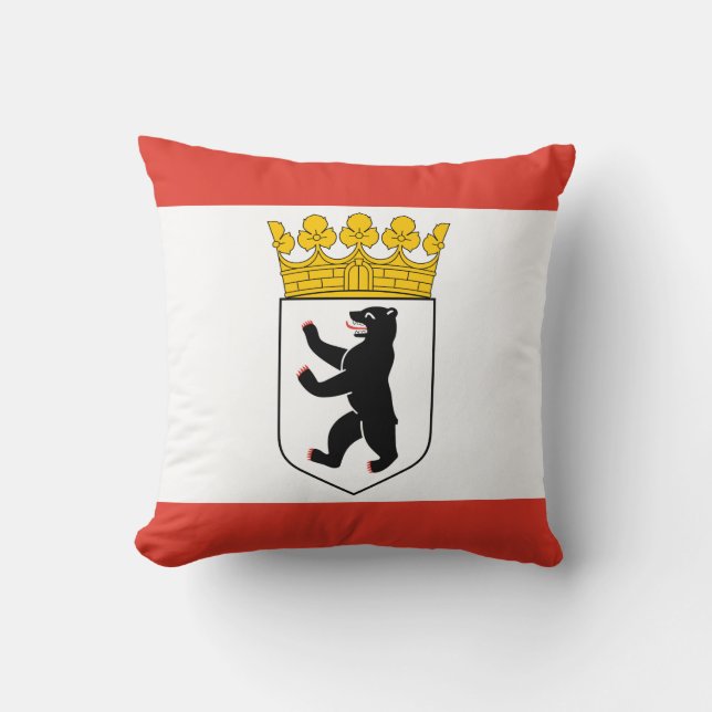 Coussin Drapeau de l'oreiller de Berlin (Recto)