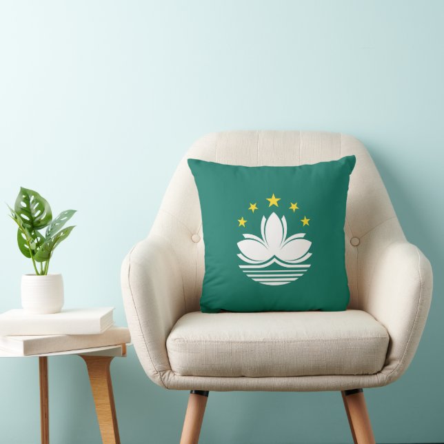 Coussin Drapeau de Macao (Chaise)