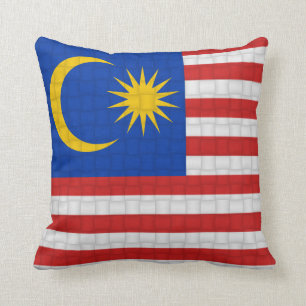 Coussin Drapeau de Malaysian de la Malaisie