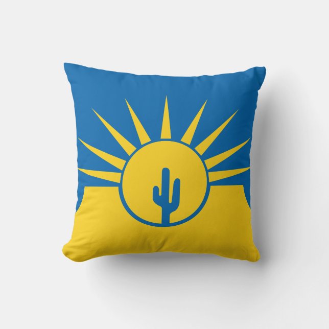 Coussin Drapeau de Mesa, Arizona Jeu d'oreiller (Recto)