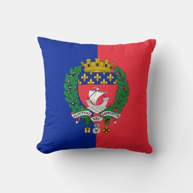 Coussin Drapeau de Paris (Recto)