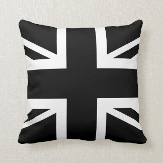 Coussin Drapeau de pays (BRITANNIQUE) britannique noir