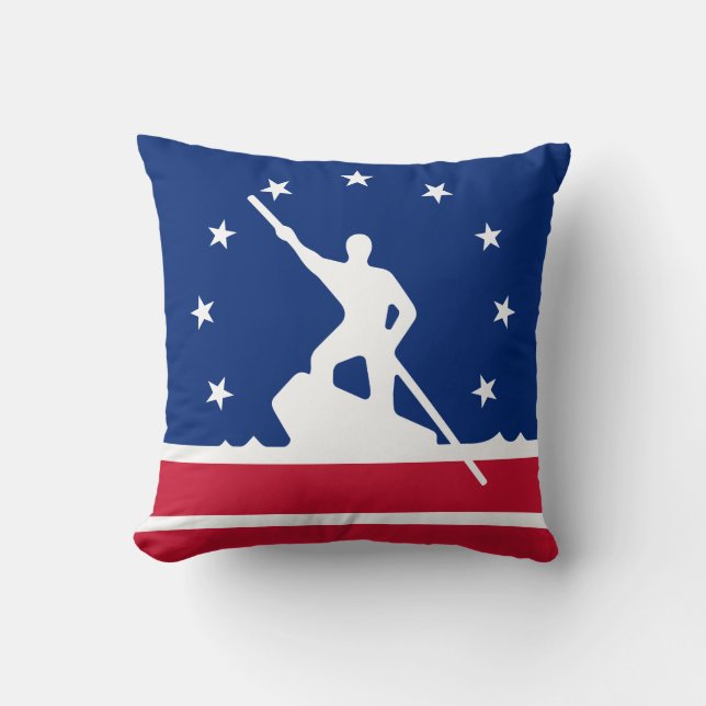 Coussin Drapeau de Richmond, Virginie Jeu d'oreiller (Recto)