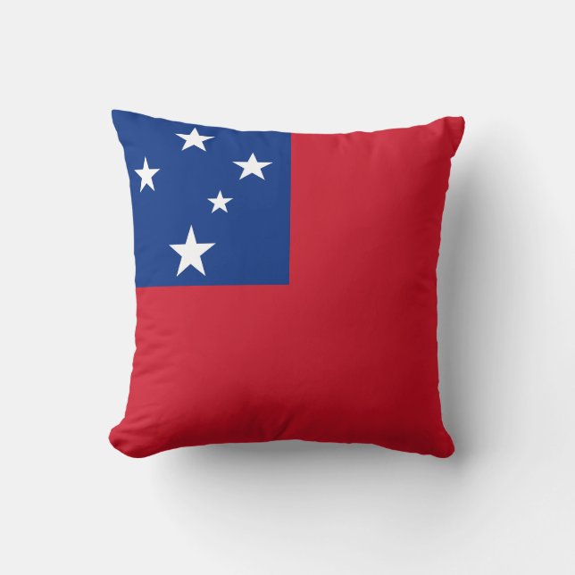 Coussin Drapeau de Samoa (Recto)