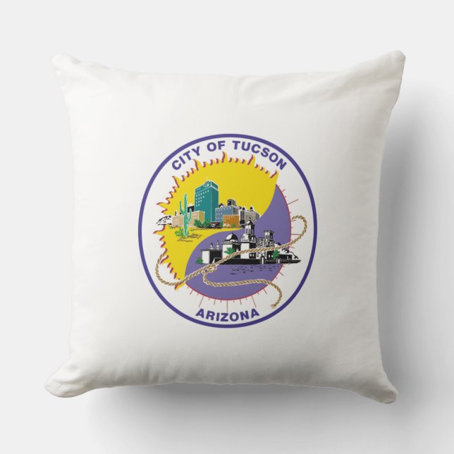 Coussin Drapeau de Tucson, Arizona (Recto)