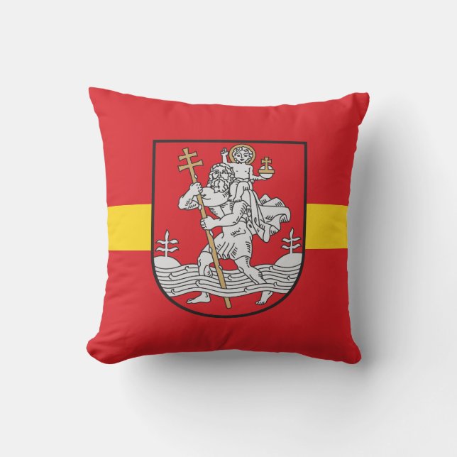 Coussin Drapeau de Vilnius, Lituanie Jeu d'oreiller (Recto)