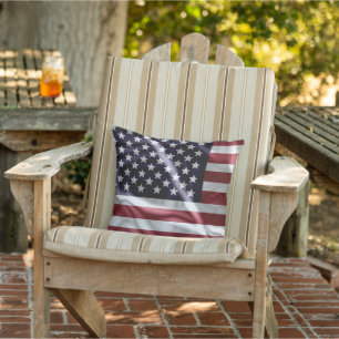 Coussin Drapeau des États-Unis d'Amérique, volets Vintages