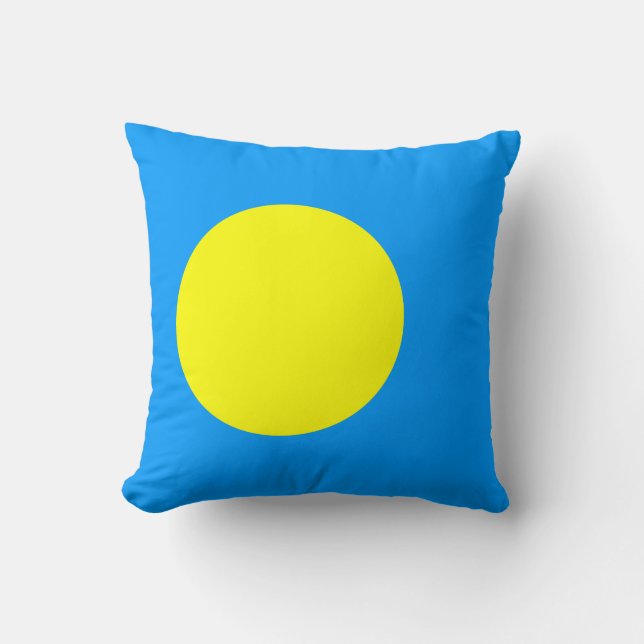 Coussin Drapeau des Palaos (Recto)