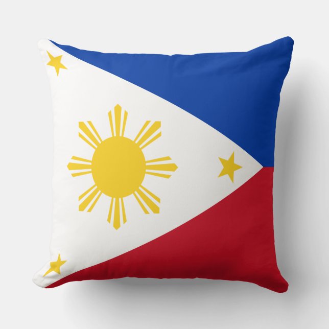 Coussin Drapeau des Philippines (Recto)