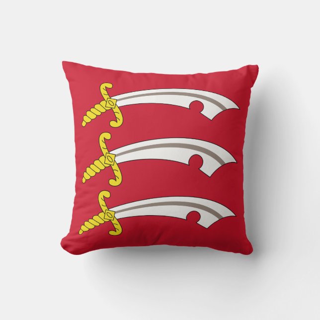 Coussin Drapeau d'Essex (Recto)