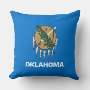 Coussin Drapeau d'État de l'Oklahoma