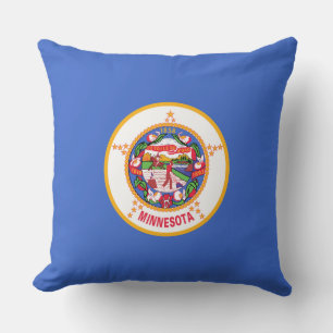 Coussin Drapeau d'État du Minnesota