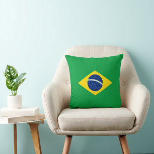 Coussin Drapeau du Brésil