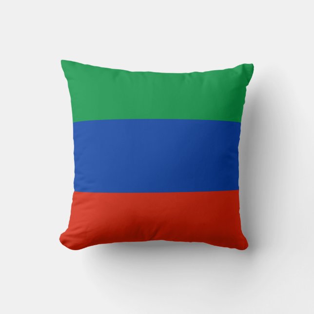 Coussin Drapeau du Daghestan (Recto)