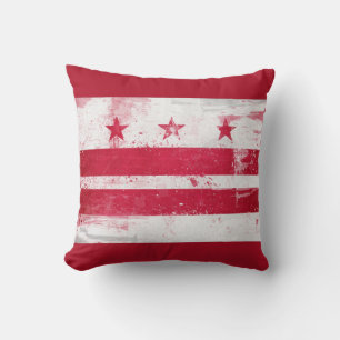 Coussin Drapeau du district de Columbia en détresse