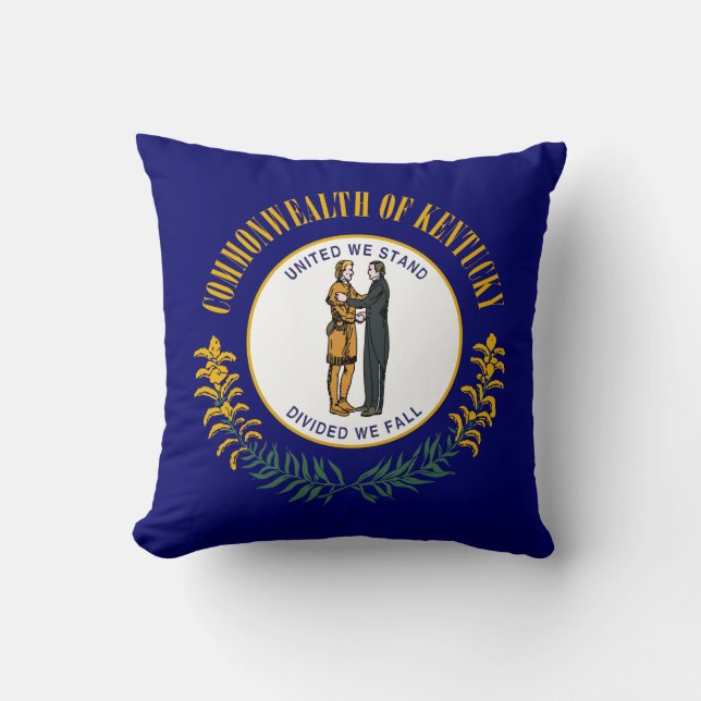 Coussin Drapeau du Kentucky (Recto)