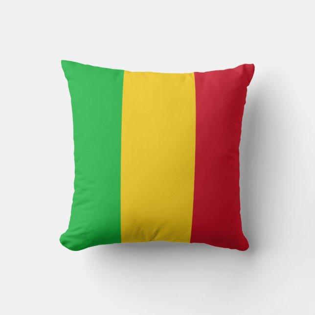 Coussin Drapeau du Mali (Recto)