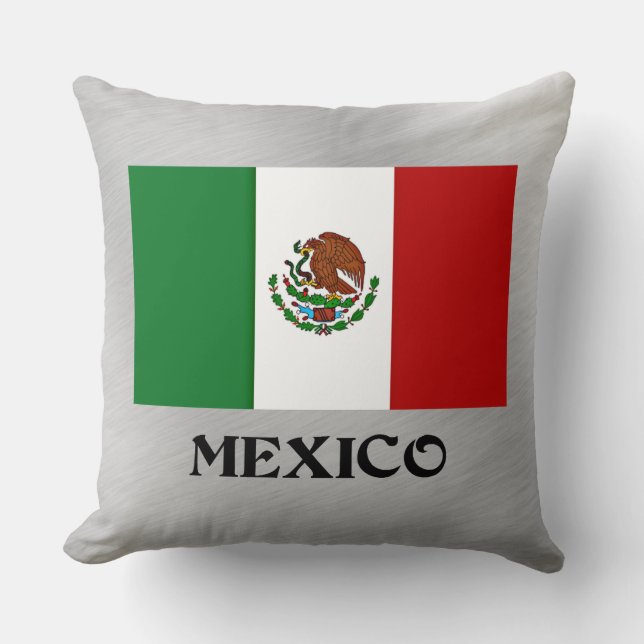 Coussin Drapeau du Mexique (Recto)