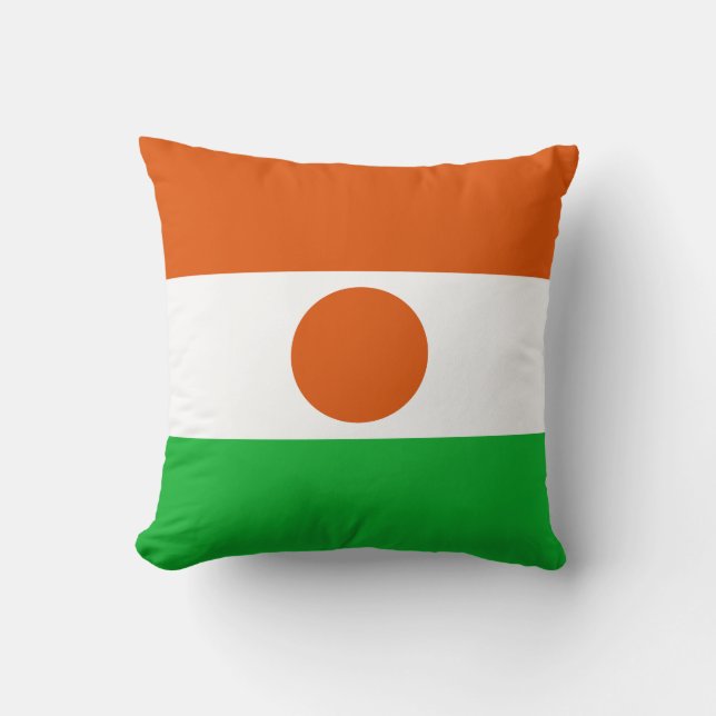 Coussin Drapeau du Niger (Recto)