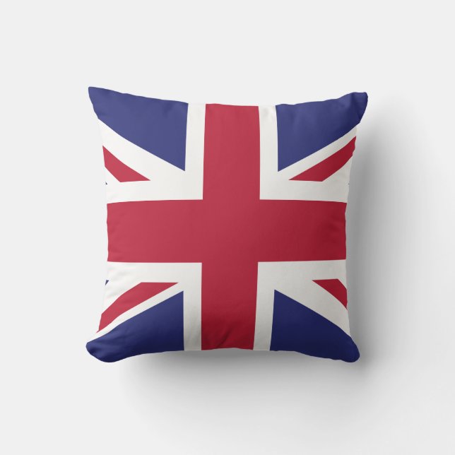 Coussin Drapeau du Royaume-Uni patriotique (Recto)