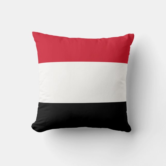 Coussin Drapeau du Yémen (Recto)