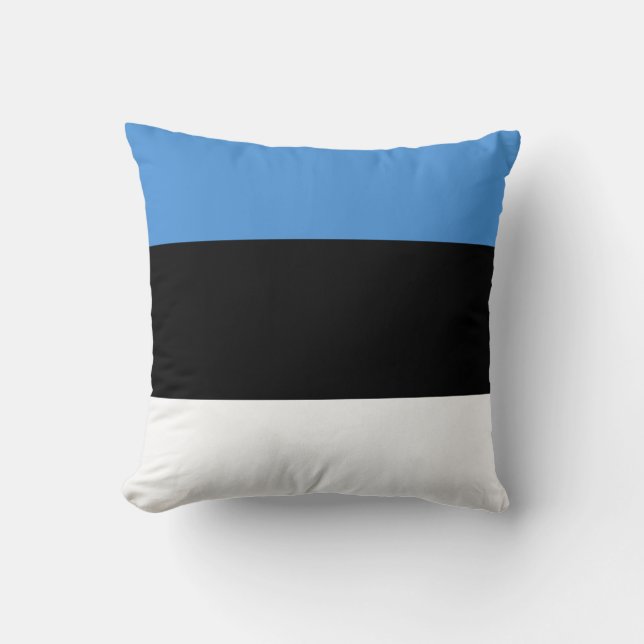 Coussin Drapeau estonien (Recto)