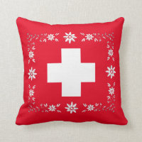 Drapeau et edelweiss suisses