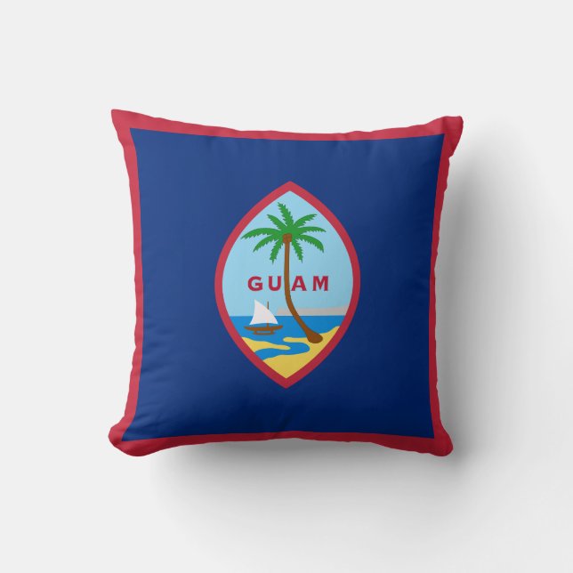 Coussin Drapeau Guam (Recto)