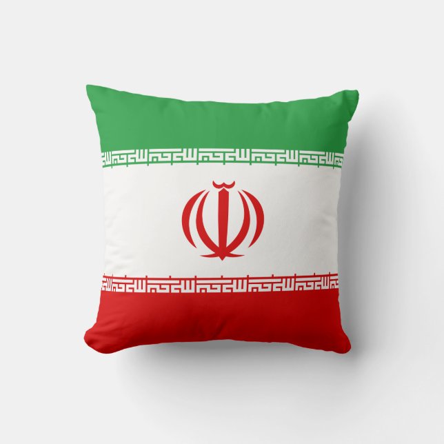 Coussin Drapeau Iran (Iran) (Recto)