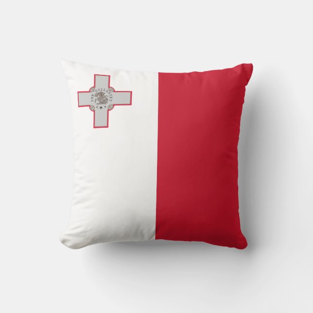 Coussin Drapeau maltais (Recto)