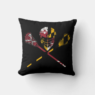 Coussin Drapeau Maryland Lacrosse Boys Hommes Women's Coll