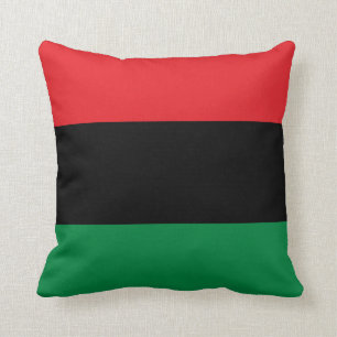Coussin Drapeau panafricain de l'UNIA