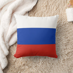 Coussin Drapeau Russie tricolore