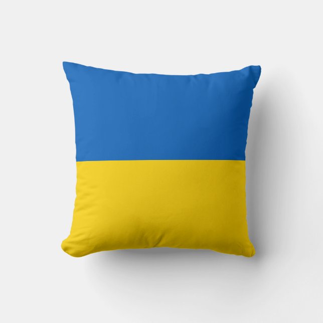 Coussin Drapeau ukrainien (Recto)