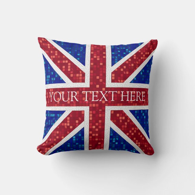 Coussin Drapeau Union Jack Grande-Bretagne (Recto)