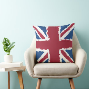 Coussin Drapeau Union Jack par Heva Weva