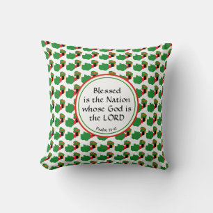 Coussin Drapeau ZAMBIE Tradition chrétienne