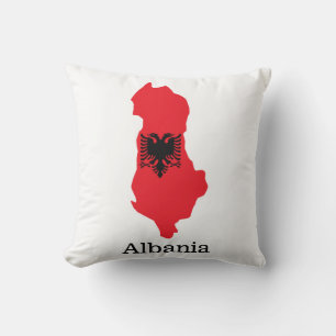 Coussin Drapeaux et pays Albanie