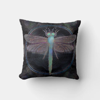 Coussin Dreamy Dragonfly “Messenger of Quantum Flight”