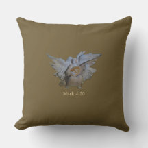 Droit d'attraction Bible Polyester Cushion