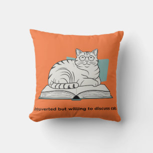 Coussin Drôle cadeau Amoureux des chats