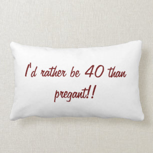 Coussin drôle cadeau d'anniversaire de 40 ans
